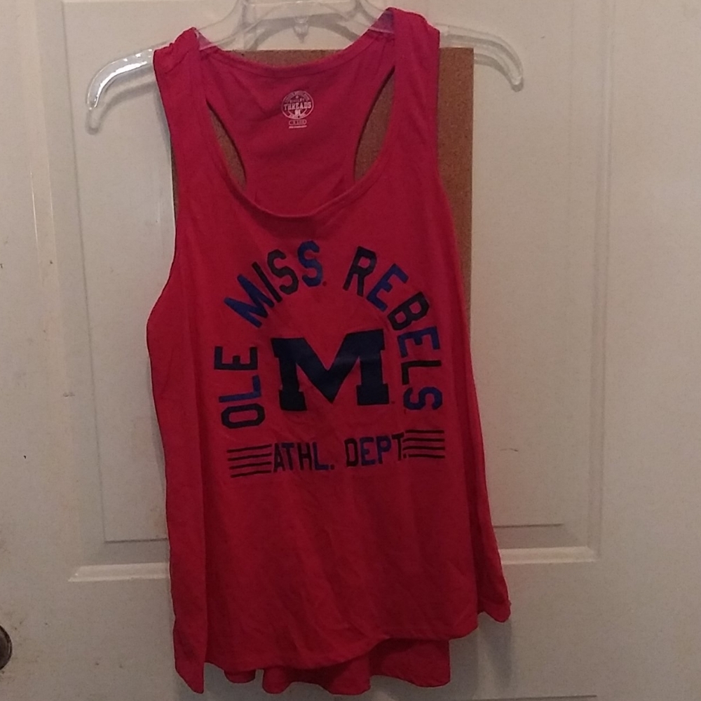 !!!NWOT!!! !!!OLE MISS REBELS RED TANK TOP!!!